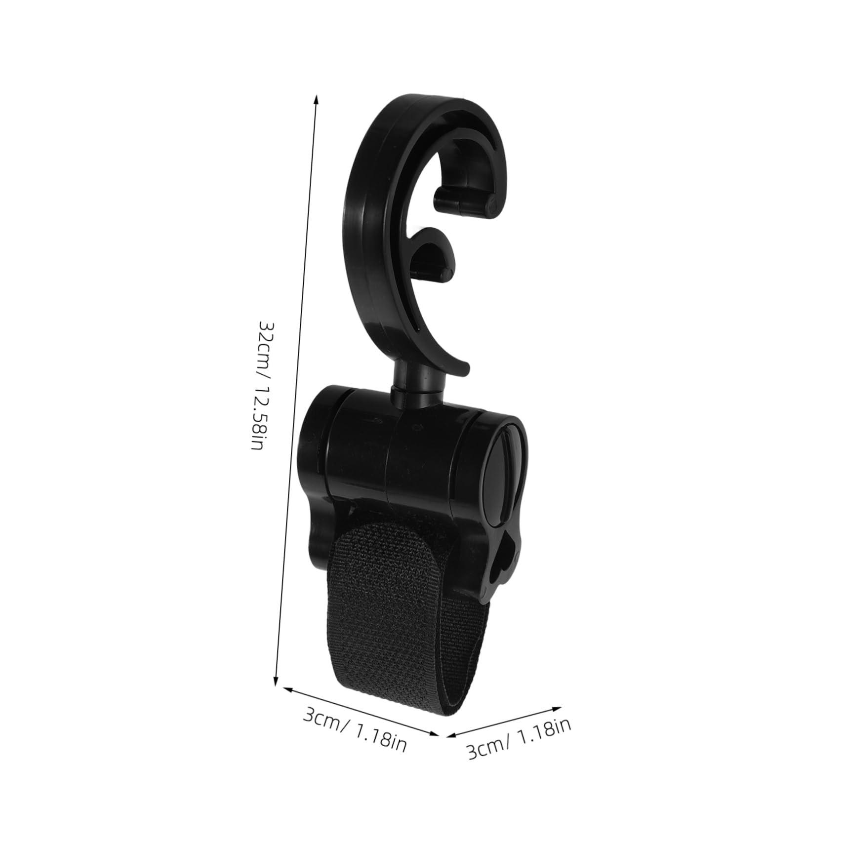 ibasenice Hook Headrest Hooks Stroller Hooks for Carriage Padded Hanging Hooks Multipurpose Stroller Bag Hooks