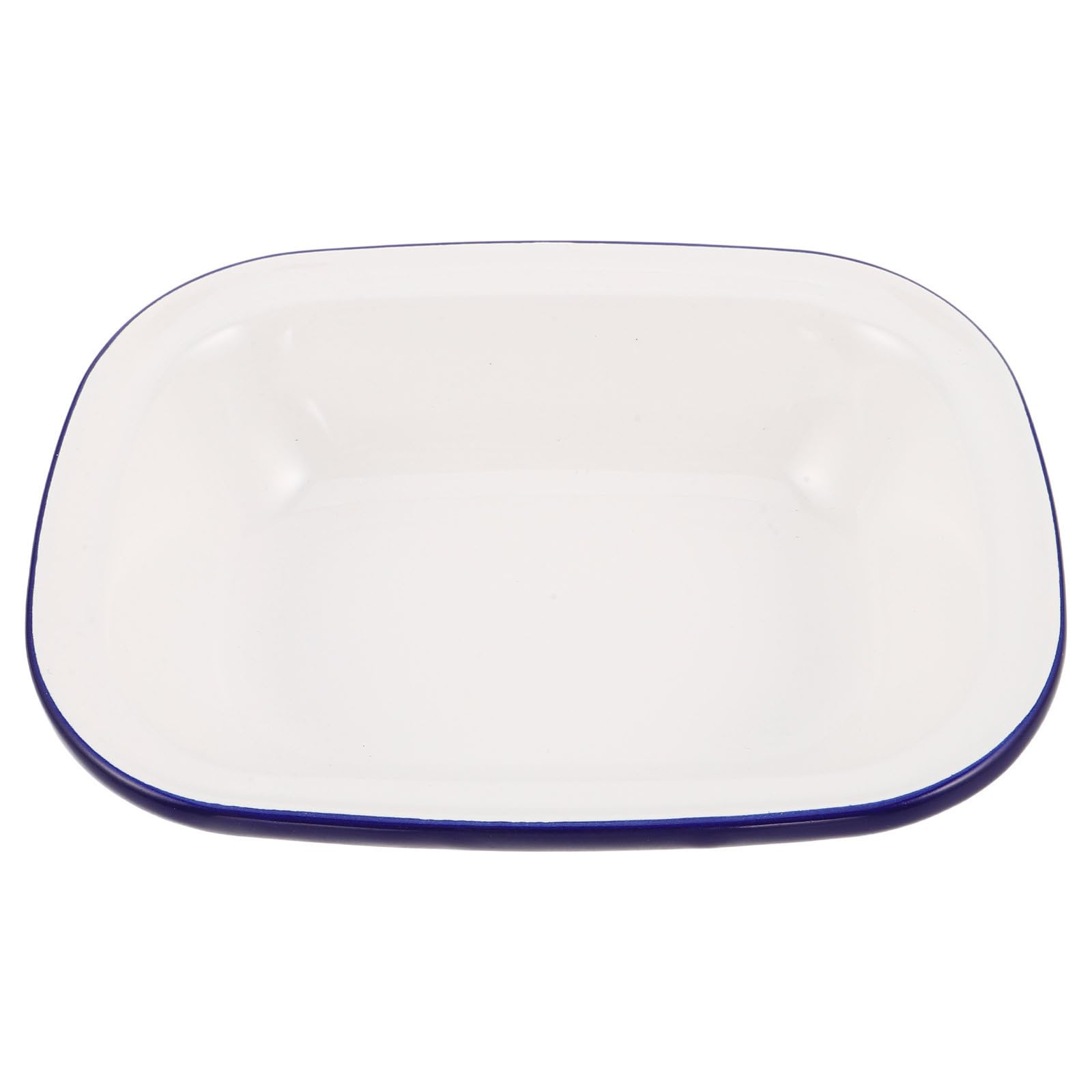 Bandeja para hornear esmaltada cuadrada de 23x17x5cm con distribución de calor idónea