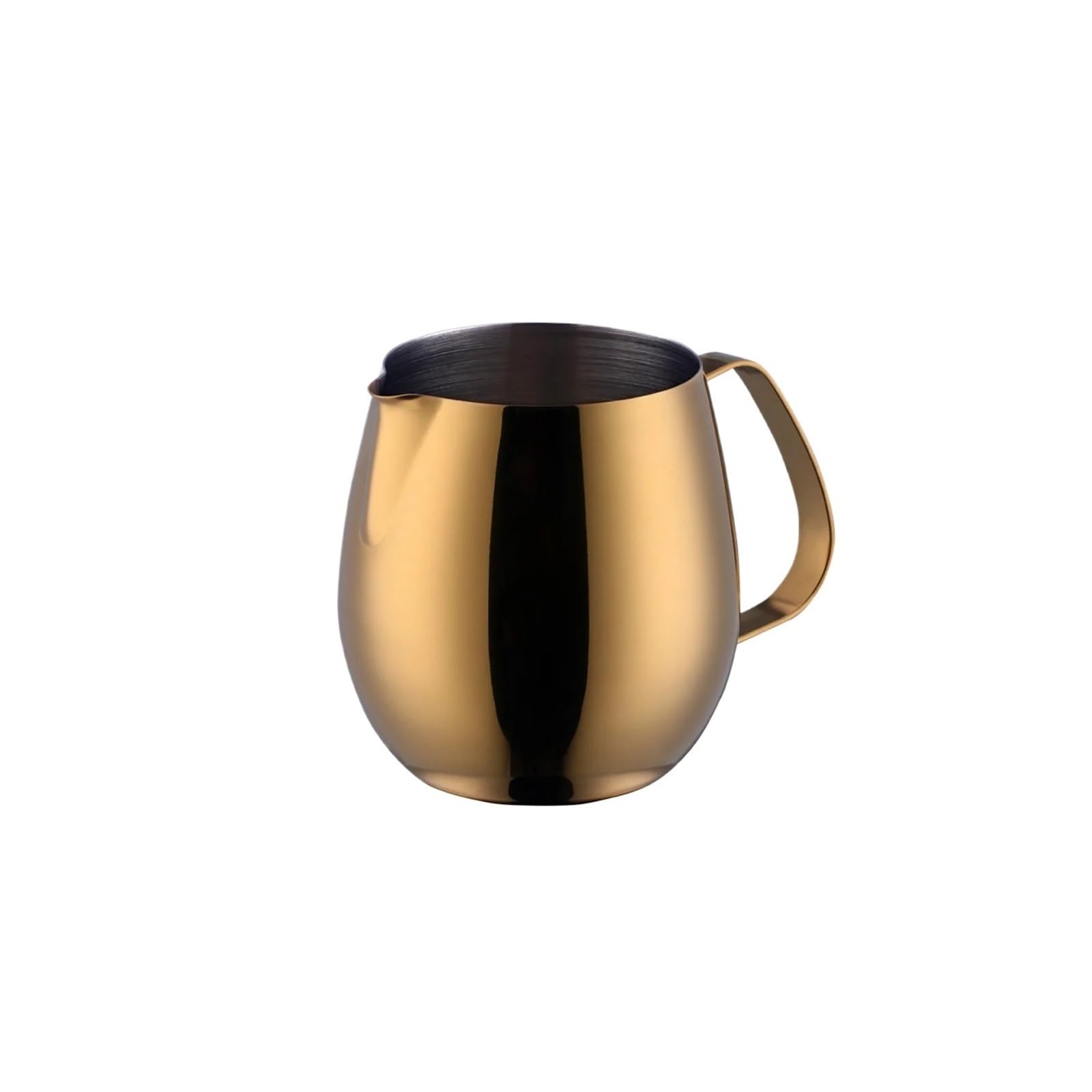 Jarra for espumar leche de acero inoxidable 10 oz - Boquilla precisión 300 ml for Latte Art(300ml-gold)