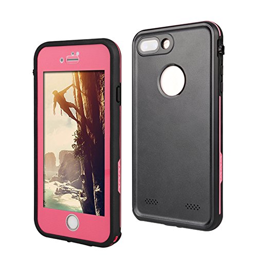 Funda Resistente al Agua para Apple iPhone 8u00a0Plus (5,5), a Prueba de Golpes, Resistente al Agua, Golpes Completo Sellado Funda Protectora de bajo el Agua, IP68u00a0Certificado