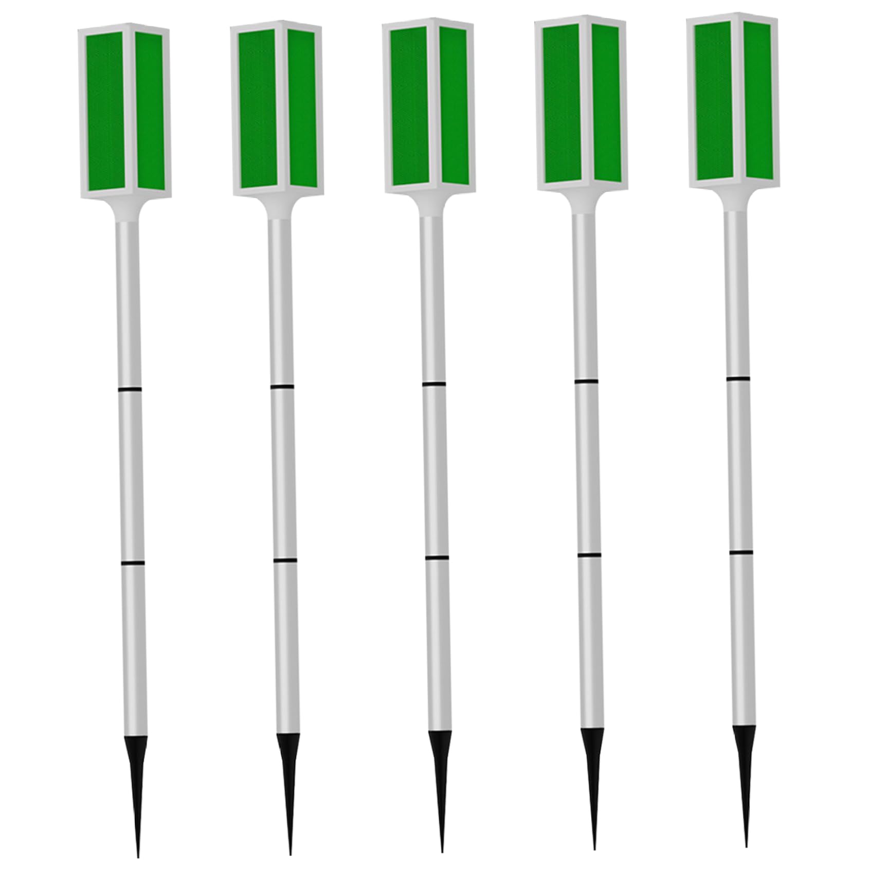 Takingup Flash Light | 5Pcs Driveway Solar Lights, Waterproof Driveway Markers Reflective, Warning Flash Light with 2 Lighting Modes for Parking Lots, Yard, Sidewalk, Stop Sign