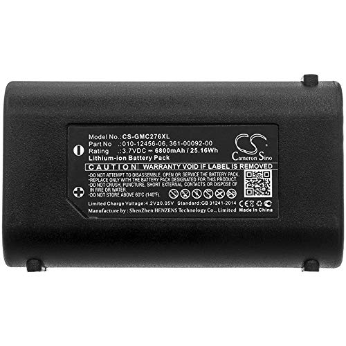 Flujoy 6800mAh/3.7V Replacement Battery for GPSMAP 276Cx 361-00092-00 010-12456-06