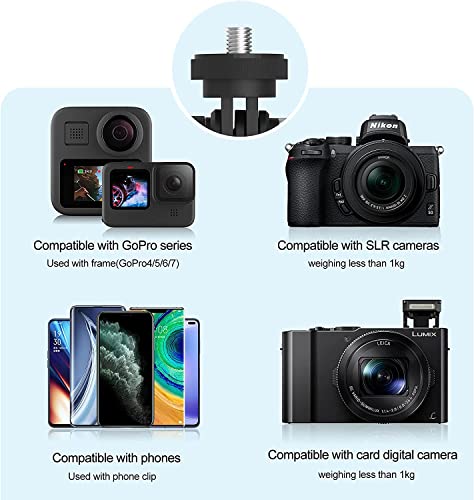 Image of TELESIN Aluminum Alloy Suction Cup Holder Compatible With Gopro, DJI, Insta360, And More Action Cams & Smartphoness