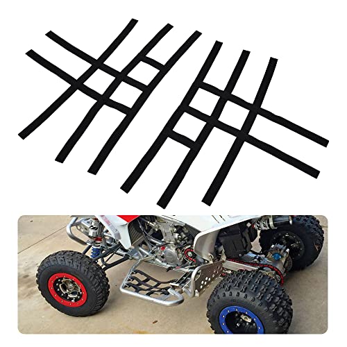 NERF BAR NETS 호환 ATV HONDA TRX450R 400EX 400X 300EX 300X 20062011 교체 웨빙 블랙