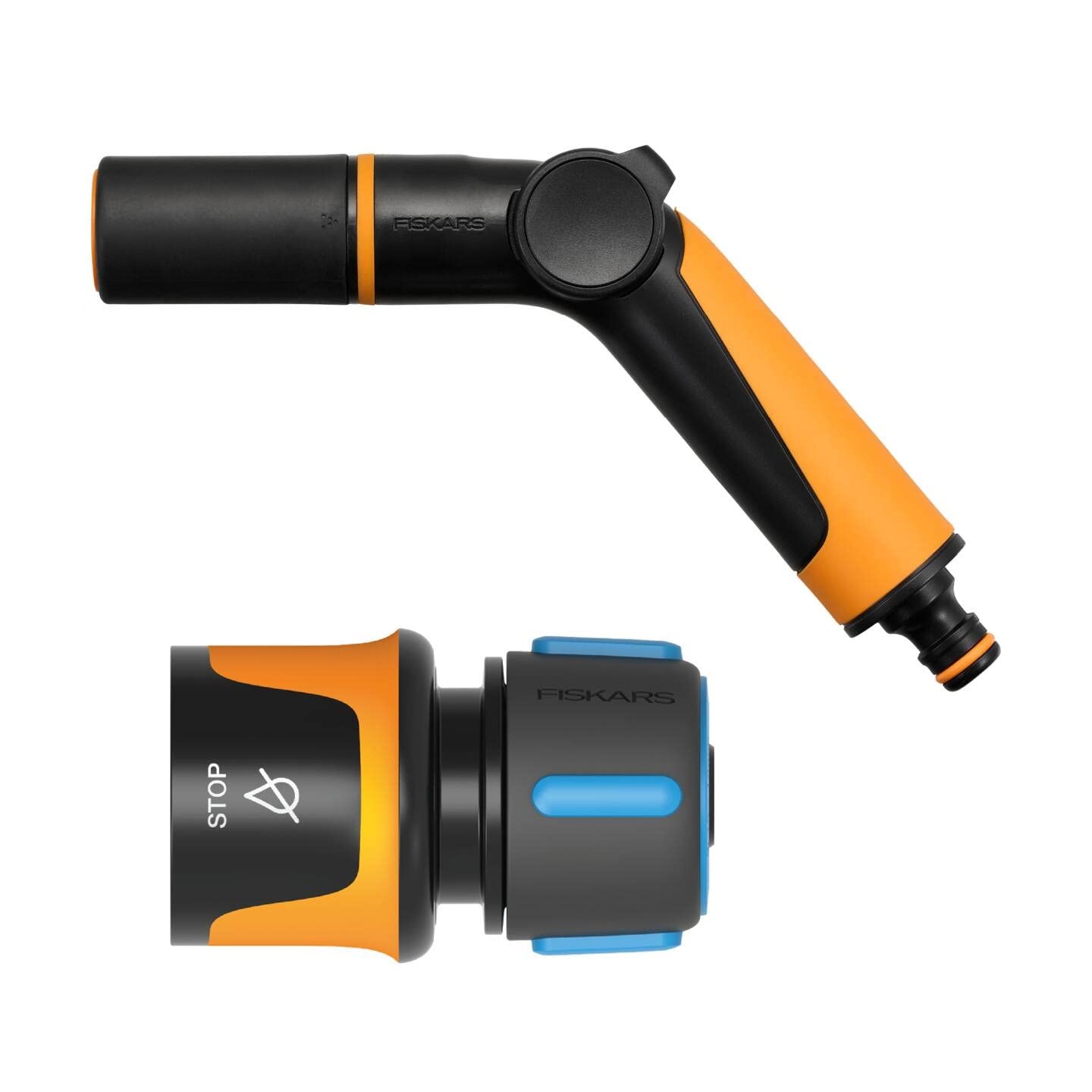 FISKARS Kit de riego, 2 Piezas, Pistola pulverizadora, 2 Funciones