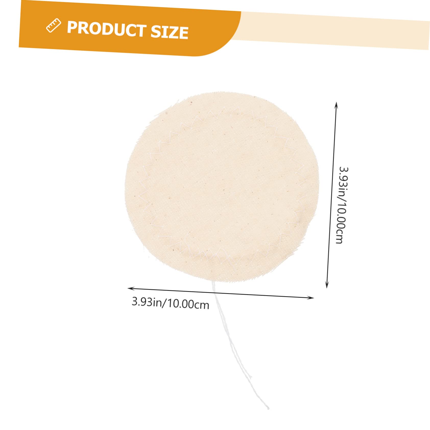 LALAFINA 20pcs Coffee Siphon Cloth Filter Cotton Replacement for Siphon Pot Brewing High Heat Resistance for Home and Use
