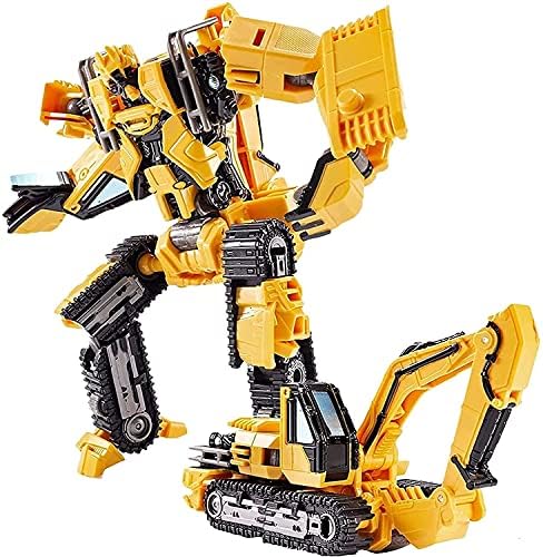 The Last Knight Earthrise Siege Studio Series 41 Deluxe Class Revenge of The Fallen Movie Constructicon Scrapmetal Third- Party Action Figure 7- inch for Kids Birthday Gifts for Boys
