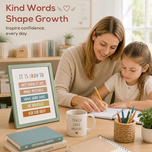 Teacher Decor for Classroom, Boho Classroom Wall Art Print, Motivational Quote Poster, Classroom Signs for Walls, School Room Decor for Elementary, Middle & High School,(8X10 Unframed) - Image 4