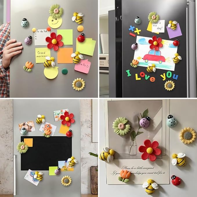 10 Imánes de Refrigerador Decorativos miniatura 6