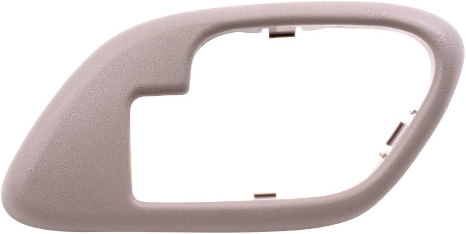 AUTOANDART Replacement Pair Set Inside Inner Tan Door Handle Trim Bezels Compatible with Pickup Escalade Tahoe Suburban Yukon