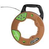 Southwire Tools & Equipment FTSP3-240FML Simpull Electrical Fish Tape Flexible Metal Leader, Large Case, 3mm x 240 Feet