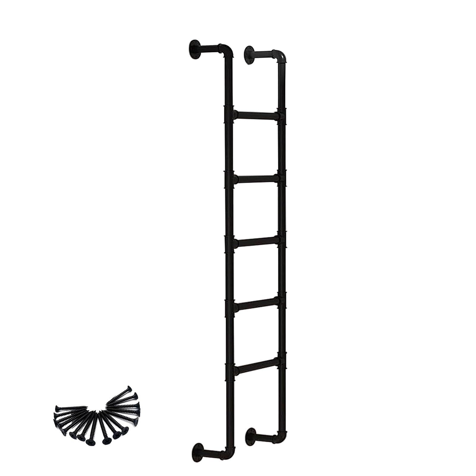 Escalera de loft de alta resistencia con fijación de pared estable