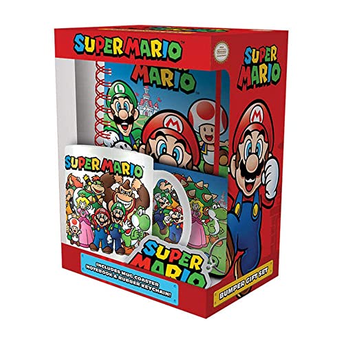 Super Mario Gift, 4 piece set, Black