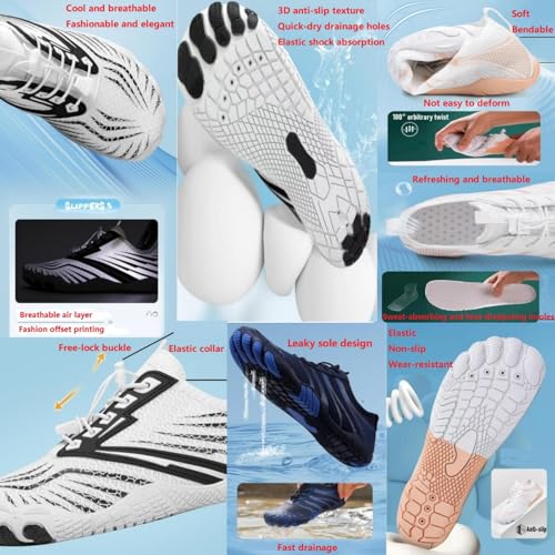 Hike Barefoot Shoes Women, New with Non-Slip Hiking Barefoot Shoes for Women Men, Breathable & Non-Slip Athletic Footwear, Wide Toe Water Shoes4