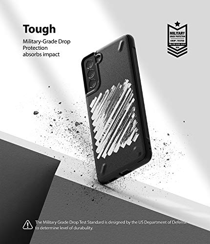 Image of Ringke Onyx Design for Galaxy S21 Plus Case Back Cover, [Extreme Tough] Rugged Flexible Protection Durable Anti-Slip TPU Heavy Impact Shock Absorbent for Galaxy S21 Plus 5G Back Cover Case - Paint