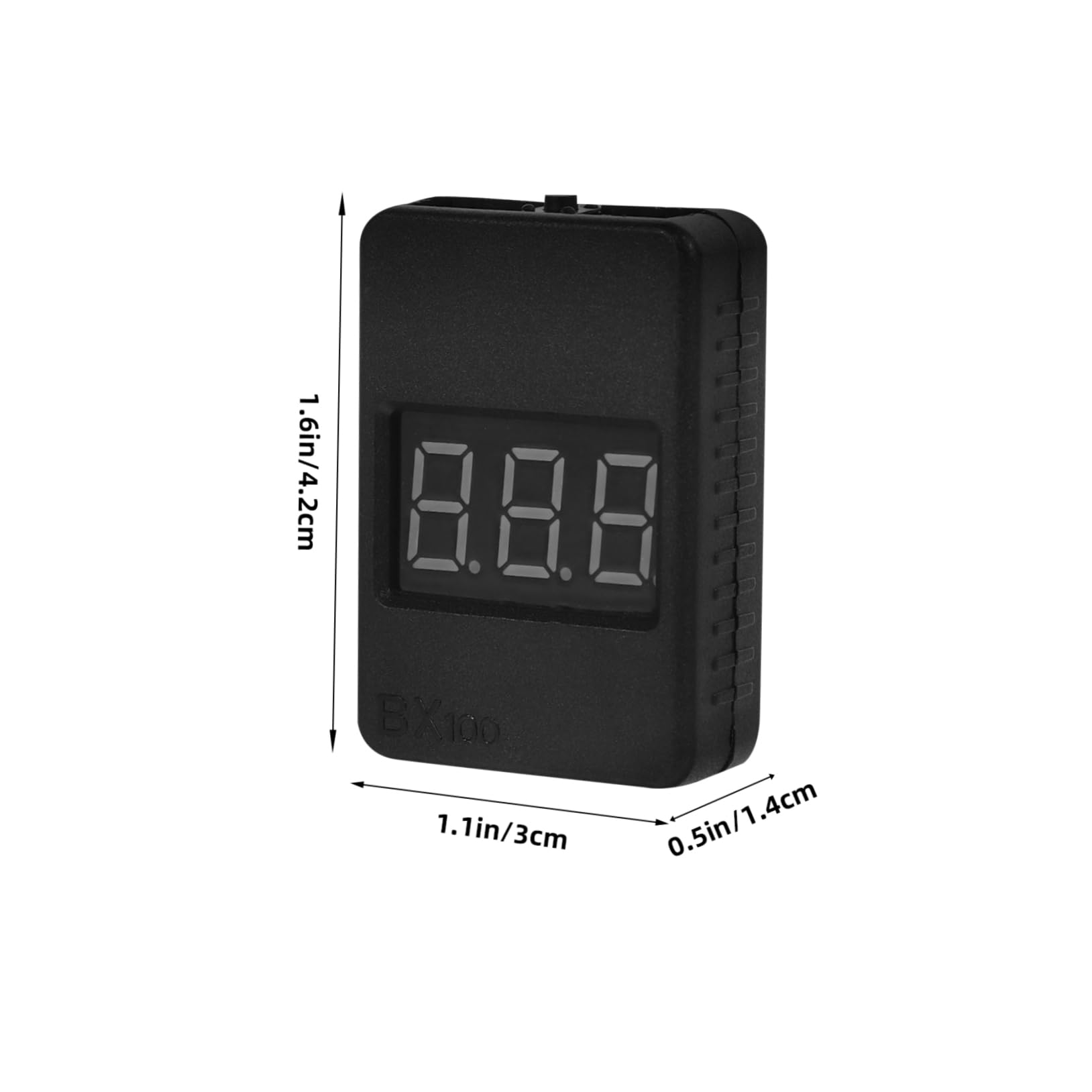 PRETYZOOM Battery Checker Portable Battery Tester with LED Display Real Voltage Monitoring for Devices Prevents Low Voltage Damage Sleek Design for Enhanced Aesthetics