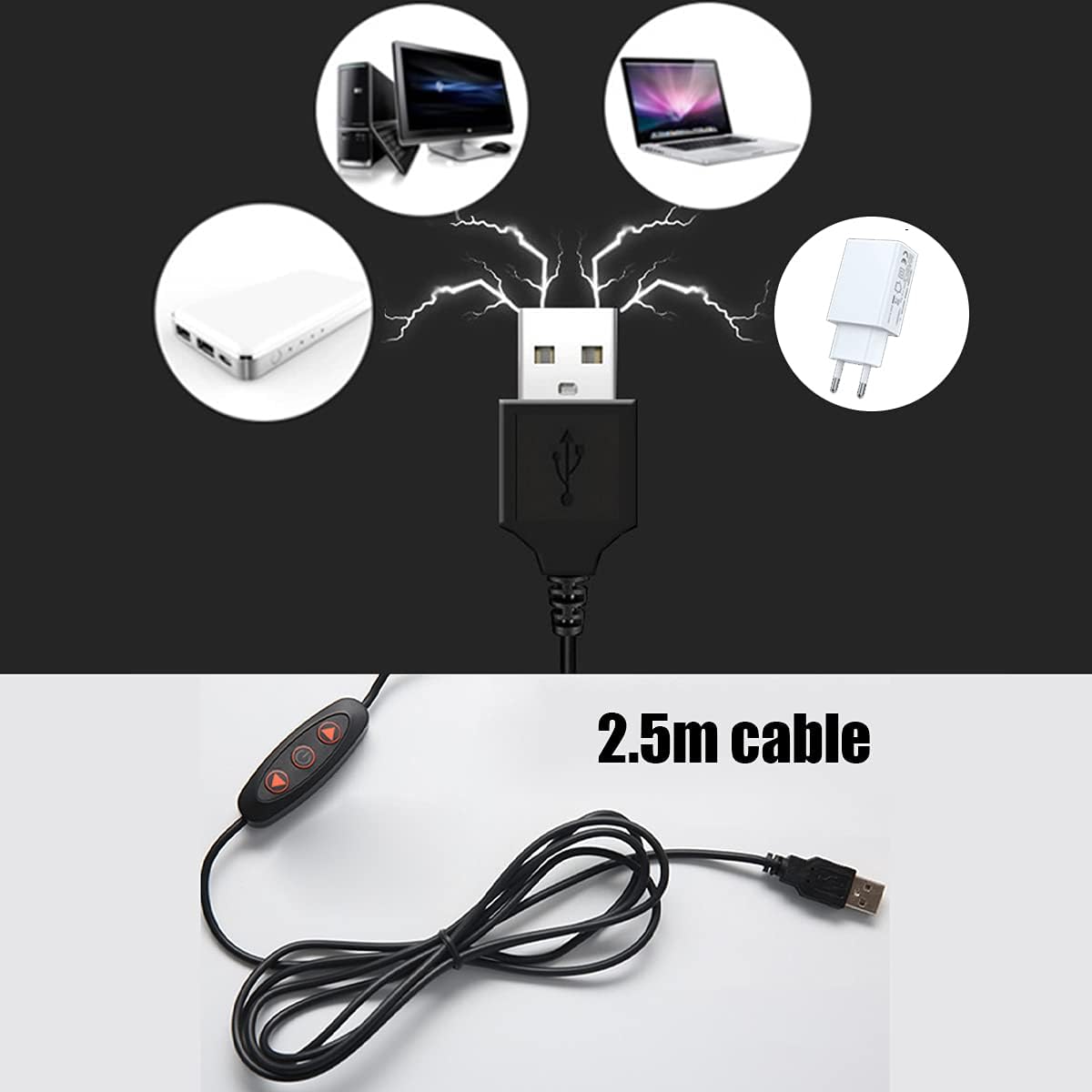 Klipsowa lampka do czytania, elastyczna lampa biurkowa LED 360° z ochroną oczu, neutralne światło 4000 K, 5 W, zawiera przełącznik i kabel