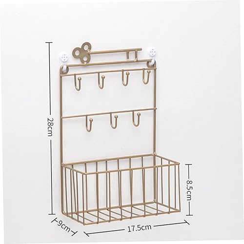 Miniatura 2 de ARTIBETTER Letra de baño para dormitorio almacenamiento de oficina organizador de ganchos decoración de pared creativo ganchos de cocina de hierro