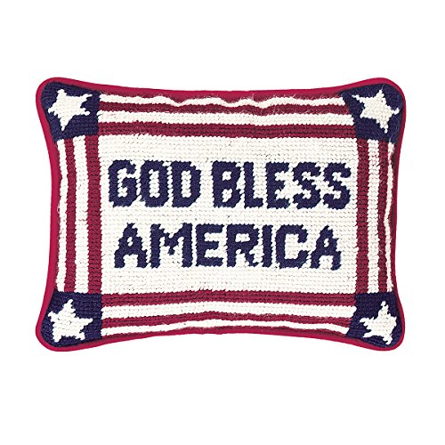 C&F Home Patriotic God Bless America Needlepoint Small Petite Mini