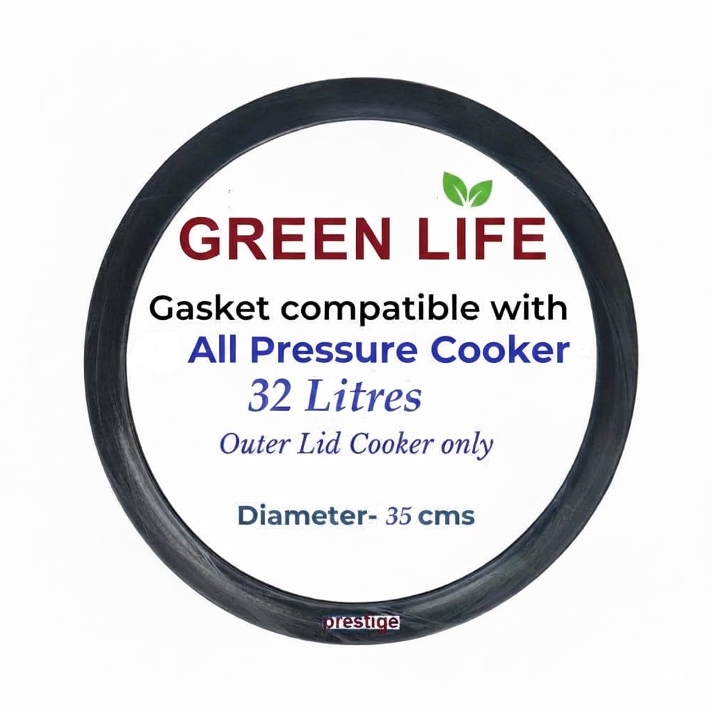 Cooker Gasket for 32 Litres Outer Lid Pressure Cooker – 35 cm Diameter Heavy-Duty Rubber Seal Ring Replacement-image-41