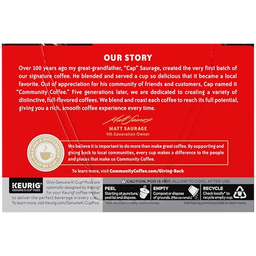 Image of Community Coffee Chocolate Lava Cake Flavored 10 Count Keurig K-Cup Coffee Pods, Medium Roast, 10 Count (Pack of 1)