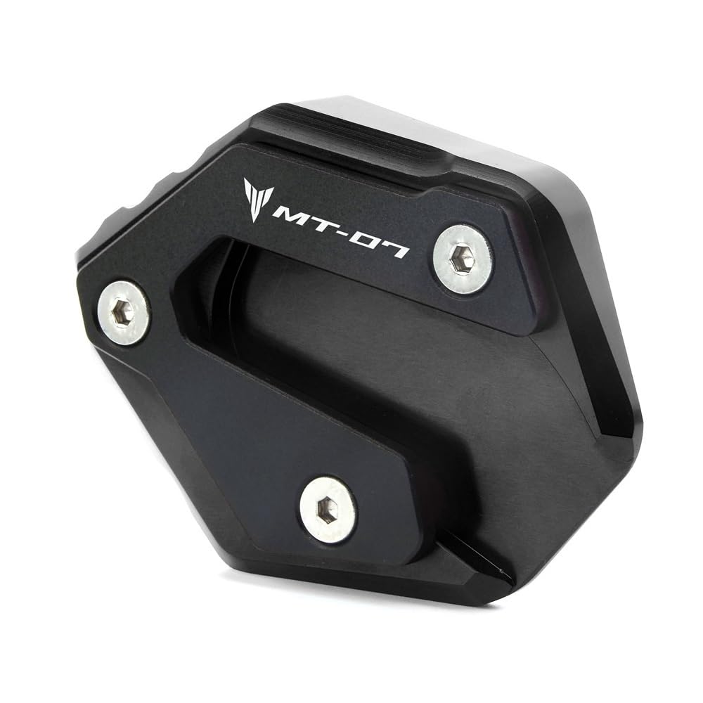 Cavalletto Laterale Estensione Per Yamaha MT-07 / MT07 (2014-2021) - Alluminio CNC Oro, Piastra Allarga Appoggio