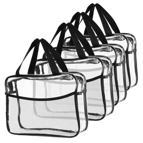 Trousse de maquillage transparente imperméable à compartiments pour jouets et cosmétiques - 2