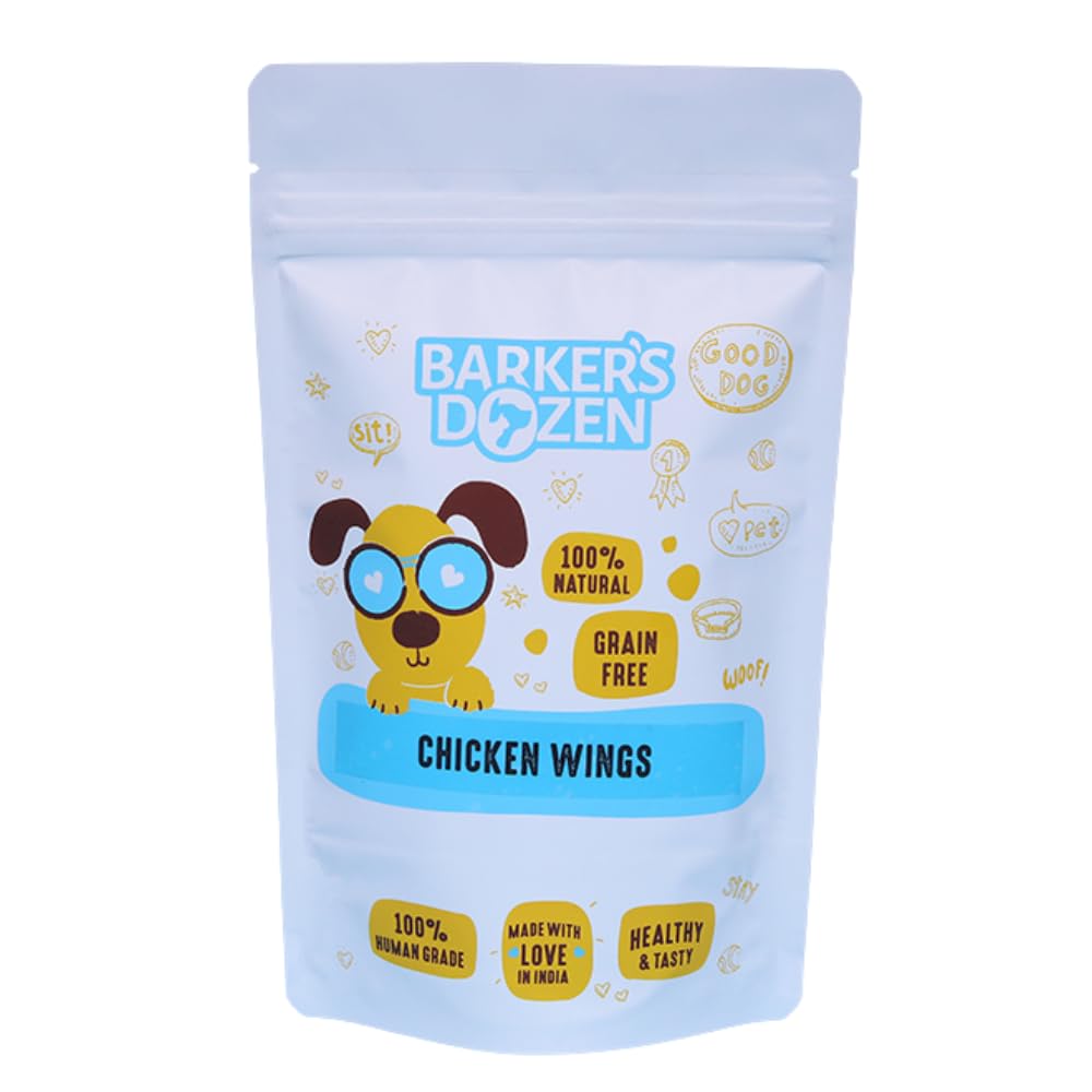 Chicken Wings chew for Dogs (Pack of 4) | Single Ingredient Recipe | Freshly Made | Barkers Dozen Pet Bakery (B0CZDYM5GZ) Amazon Price History, Amazon Price Tracker