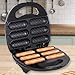 Imagen de predolo Máquina de Salchichas Eléctrica para Hacer Hot Dogs Horno para Preparar Embutidos y Snacks Material Resistente y Fácil de Limpiar Apta para Desayuno
