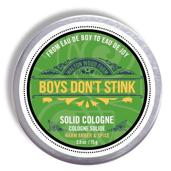 Walton Wood Farm, Solid Cologne, 2.5 oz: (Boys Don't Stink)