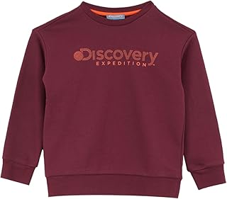 Erkek Çocuk Mürdüm Sweatshirt, 13-14 Yaş