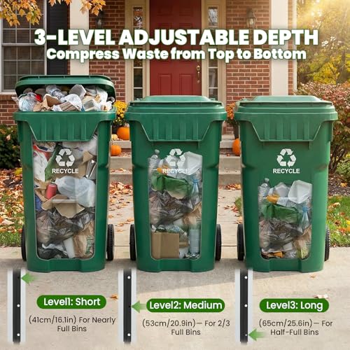 NEWRTY 3-Level Adjustable Compactor