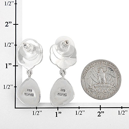 Turquoise Earrings 925 Sterling Silver & Genuine Gemstones4