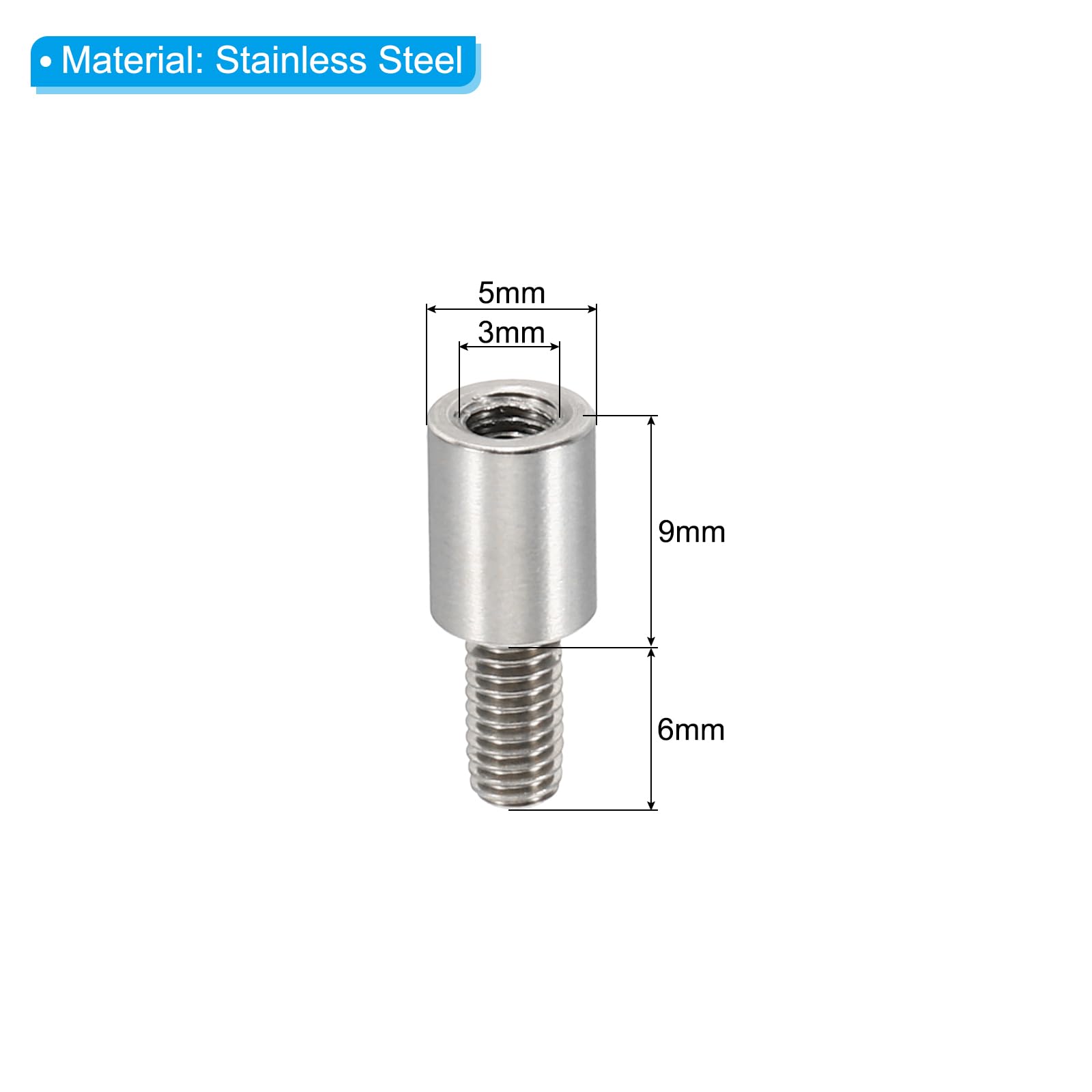 PATIKIL 12pcs M3 Standoffs - Image 2
