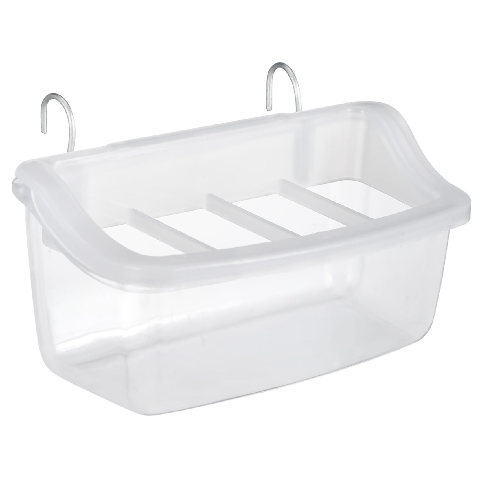 COLLBATH Bird Cage Feeder Bird Food Dispenser for Pigeons Parrots Cockatiels Washable Reusable Feeding Bowl for Outdoor Pet Supplies