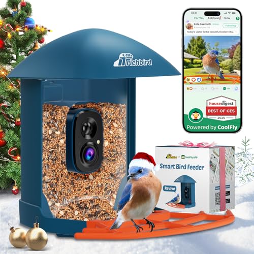 Smart Bird Feeder with 2K Camera