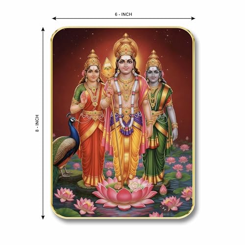 Image of SAF Lord Ram Darbar Wall Art with Table Top Stand & Wall Hanging Hole | Premium MDF Religious Painting for Mandir Home Office Pooja Decor