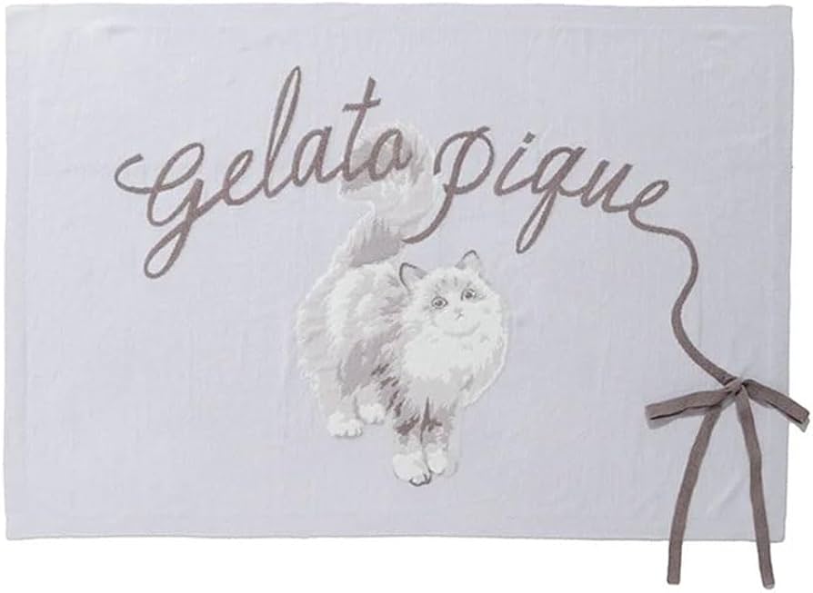 Amazon｜ジェラートピケ CATジャガードブランケット ジェラピケ gelato