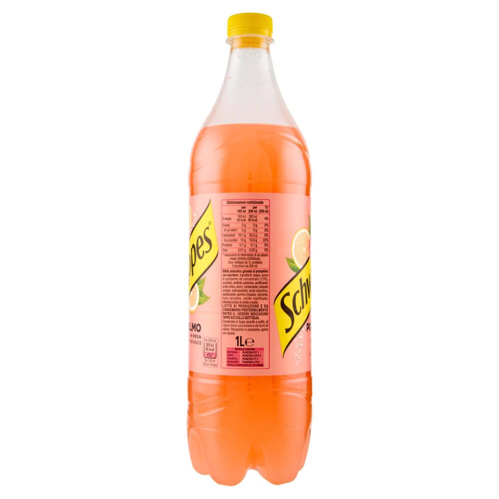 Italian Gourmet Getränke Set 12×1 L – Erfrischendes Pink-Grapefruit-Getränk, fruchtig & spritzig, ideal gekühlt genießen + Italian Gourmet Polpa