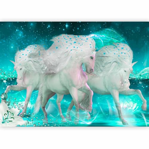 Image of murando Photo Wallpaper Unicorn 98x70 cm - Peel and Stick Self-Adhesive Foil Print Wall Mural Fantasy Abstraction g-C-0067-a-d