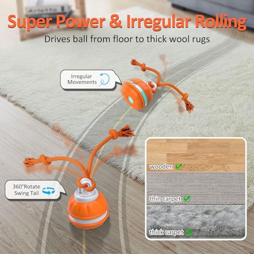 Peppy-Pet-Ball-for-Dogs-Dog-Interactive-Toys-Dog-BallMotion-Activate-Rolling-Ball-for-PuppySmall-Dogs-Automatic-Moving-Dog-ToyUSB-Rechargeable-Dog-Ball