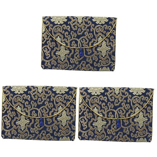 Ciieeo 3 Stücke Buddhistischen Bestickt Tempel Versorgung Tasche Koran...