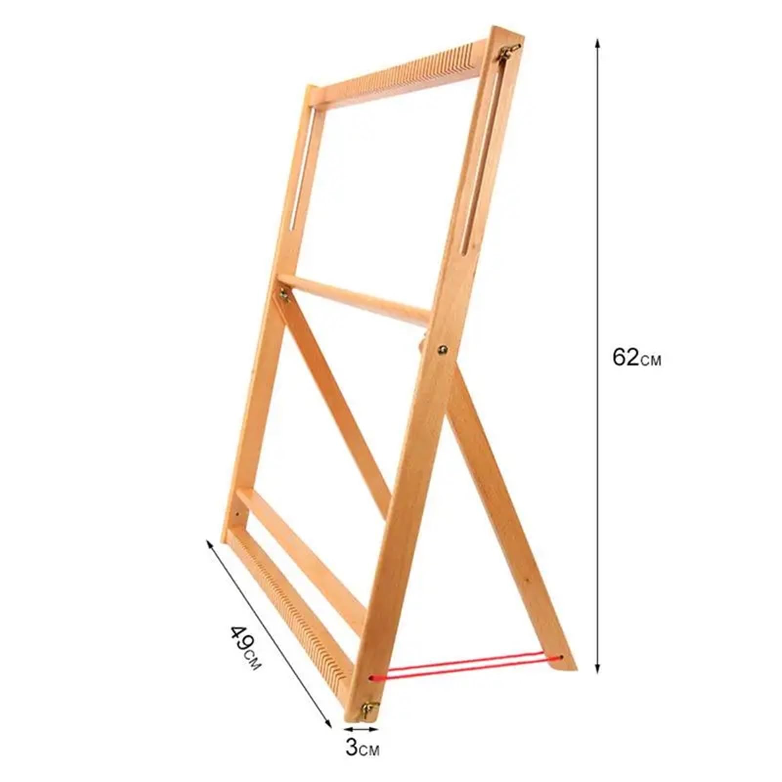 Metier a Tisser Cadre de Tissage for Adultes Cadre de Tissage créatif avec Support Kit de Machine à Tisser à Tricoter Outil de Couture Textile for Tapisserie en Bois