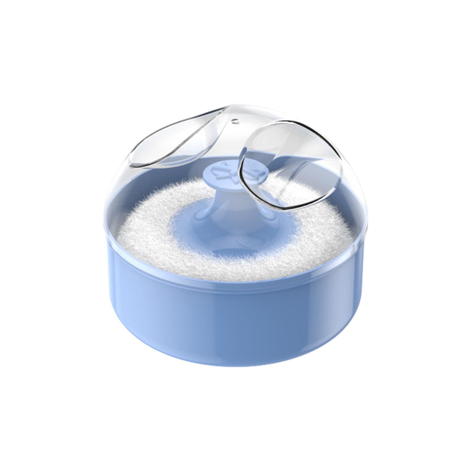 Powder Container With Puff - Soft Skin-Friendly Body Powder Applicator | Portable Dustproof Powder Puff Case, Empty Powder Dispenserstorage, Dusting
