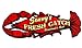 Past Time Signs PS429 26 x 8 in. Lobster Fresh Catch Plasma Metal Sign