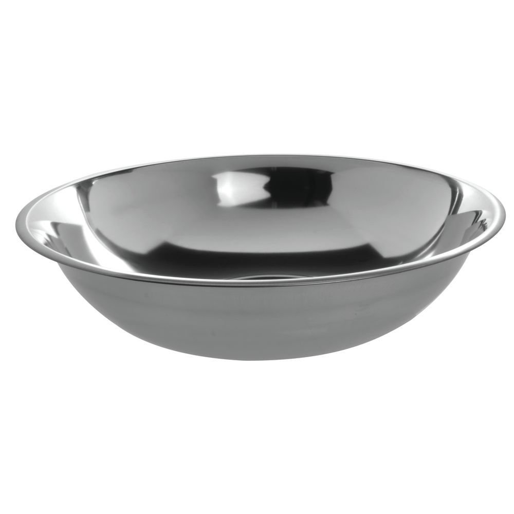 10 qt Mixing Bowl 24 Gauge Stainless Steel - 15 1/4"Dia x 4 1/2"D by HUBERT – 15.25 inches in diameter x 4.5 inches in depth, 10.0 quarts, Stainless Steel, Silver