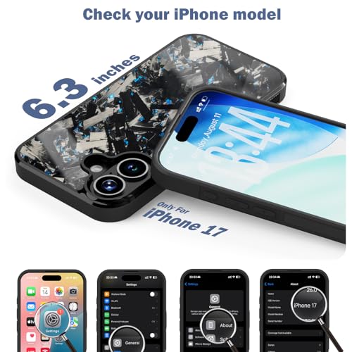 Coque iPhone 17 fibre de carbone forgée luxe Grip Series - 2