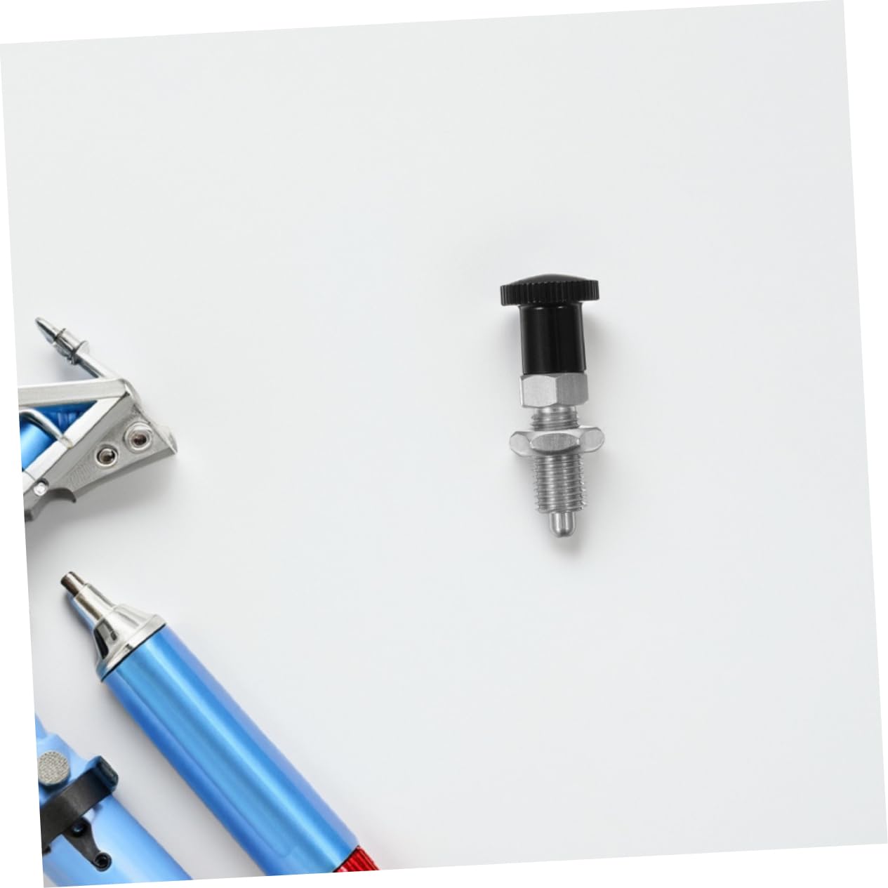 Sosoport 2pcs Spring Loaded Pin Replacement Spring Indexing Plunger for Automated Systems Stainless Steel Construction