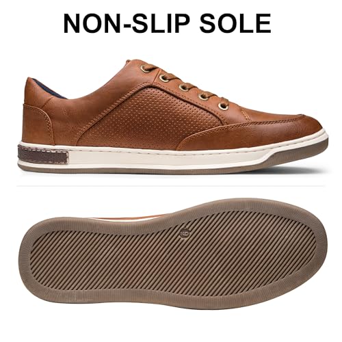 Image of Jousen Men's Fashion Sneakers Classic Retro Casual Shoes for Men Breathable Business Dress Sneaker