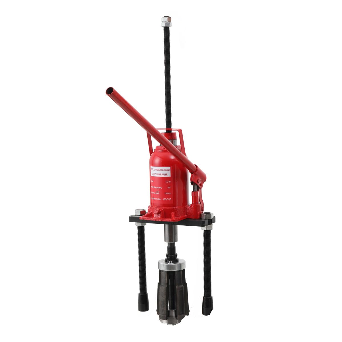 Extractor de Camisas de Cilindro 20T, Acero 45 Resistente, para Diámetro Interior 80-140mm, Extracción de Camisas Secas y Húmedas para Motor Diesel y Gasolina.
